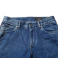 Dolce & Gabbana Blue Cotton Logo Plaque Denim Jeans