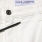 Dolce & Gabbana White Cotton Loose Men Denim Jeans