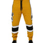 Dolce & Gabbana Yellow Cotton Logo Jogger Sweatpants Pants