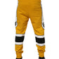Dolce & Gabbana Yellow Cotton Logo Jogger Sweatpants Pants