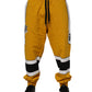 Dolce & Gabbana Yellow Cotton Logo Drawstring Jogger Sweatpants Pants
