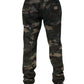Dolce & Gabbana Blue Cotton Camouflage Denim Jeans