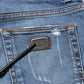 Dolce & Gabbana Blue Cotton Logo Plaque COMFORT Denim Jeans