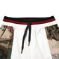 Dolce & Gabbana White Patchwork Mens Jogger Pants