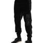Dolce & Gabbana Black Cotton Cargo Men Jogger Pants