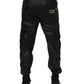 Dolce & Gabbana Black Cotton Cargo Men Jogger Pants