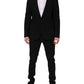 Dolce & Gabbana Black MARTINI Single Breasted 2 Piece Suit