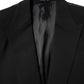 Dolce & Gabbana Black MARTINI Single Breasted 2 Piece Suit