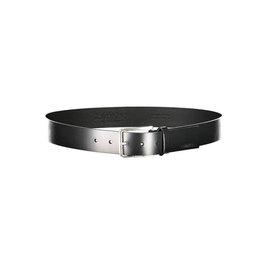 Calvin Klein Black Leather Belt Mens