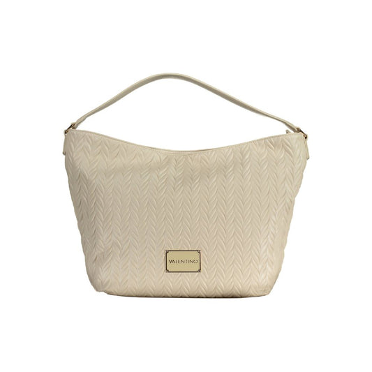 Mario Valentino White Polyethylene Handbag