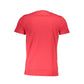 Cavalli Class Rosso Cotton Mens T-Shirt