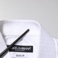 Dolce & Gabbana White Cotton GOLD Long Sleeves Formal Shirt