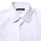 Dolce & Gabbana White Bib Cotton Poplin GOLD Formal Shirt