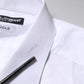 Dolce & Gabbana White Bib Cotton Poplin GOLD Formal Shirt