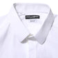 Dolce & Gabbana White Cotton Long Sleeves GOLD Formal Shirt