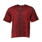 Dolce & Gabbana Red Cotton Leopard Short Sleeves T-shirt