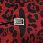 Dolce & Gabbana Red Cotton Leopard Short Sleeves T-shirt