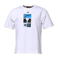 Dolce & Gabbana White Cotton Crew Neck Graphic Print T-shirt
