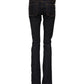 GF Ferre Dark Blue Cotton Mid Waisted Skinny Denim Jeans