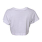 Dolce & Gabbana White Floral Lace DG Detailing Cropped T-shirt
