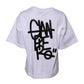 Dolce & Gabbana White Cotton Graphic Print Crew Neck T-shirt