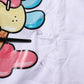 Dolce & Gabbana White Cotton Graphic Print Crew Neck T-shirt