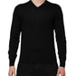 Dolce & Gabbana Black Cashmere Crewneck Men Pullover Sweater