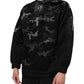 Dolce & Gabbana Black Camouflage Pullover Sweatshirt Sweater