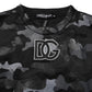 Dolce & Gabbana Black Camouflage Pullover Sweatshirt Sweater