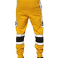 Dolce & Gabbana Yellow Cotton Sweatpant Jogger Trouser Pants