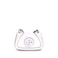 Gucci White Calf Leather Bos Taurus Handbag