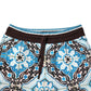 Dolce & Gabbana Multicolor Cotton Maiolica Print Bermuda Shorts