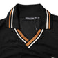 Dolce & Gabbana Black DG Silk V-neck Collared Men Polo T-shirt