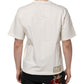 Dolce & Gabbana White Love Peace Cotton Men Crew Neck T-shirt