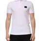 Dolce & Gabbana White Logo Short Sleeve Collared Polo T-shirt