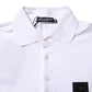 Dolce & Gabbana White Logo Short Sleeve Collared Polo T-shirt