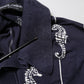 Dolce & Gabbana Dark Blue Sea Horse Collared Polo T-shirt
