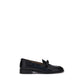 Valentino Garavani Black Calf Leather Bos Taurus Slip-On Loafers
