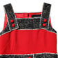 Dolce & Gabbana Red Wool Sleeveless A-line Flared Mini Dress