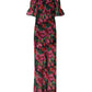 Patrizia Pepe Multicolor Floral Print Overall Jumpsuit Dress