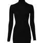Dolce & Gabbana Black Long Sleeves Turtle Neck Mini Dress