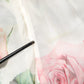 Dolce & Gabbana White Floral Roses Silk Maxi Long Gown Dress