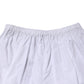 Dolce & Gabbana White Lace Paneled Cotton High Waisted Shorts