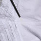 Dolce & Gabbana White Lace Paneled Cotton High Waisted Shorts