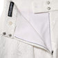 Dolce & Gabbana White Floral Brocade A-line High Waist Skirt