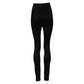 Dolce & Gabbana Black Nylon High Waist Skinny Leggings Pants