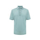 Gran Sasso Blue Linen Polo Shirt