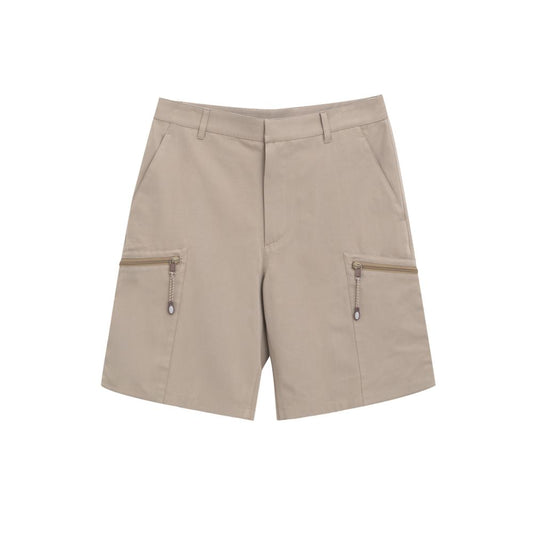 Dior Beige Cotton Cargo Shorts Mens Shorts