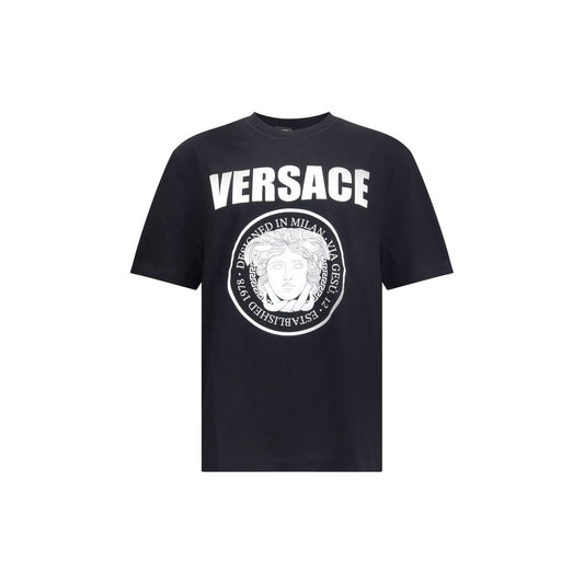 Versace T-Shirt with iconic Medusa head Mens T-Shirt