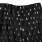 Dolce & Gabbana Black Crystal Embellished Wide Leg Pants